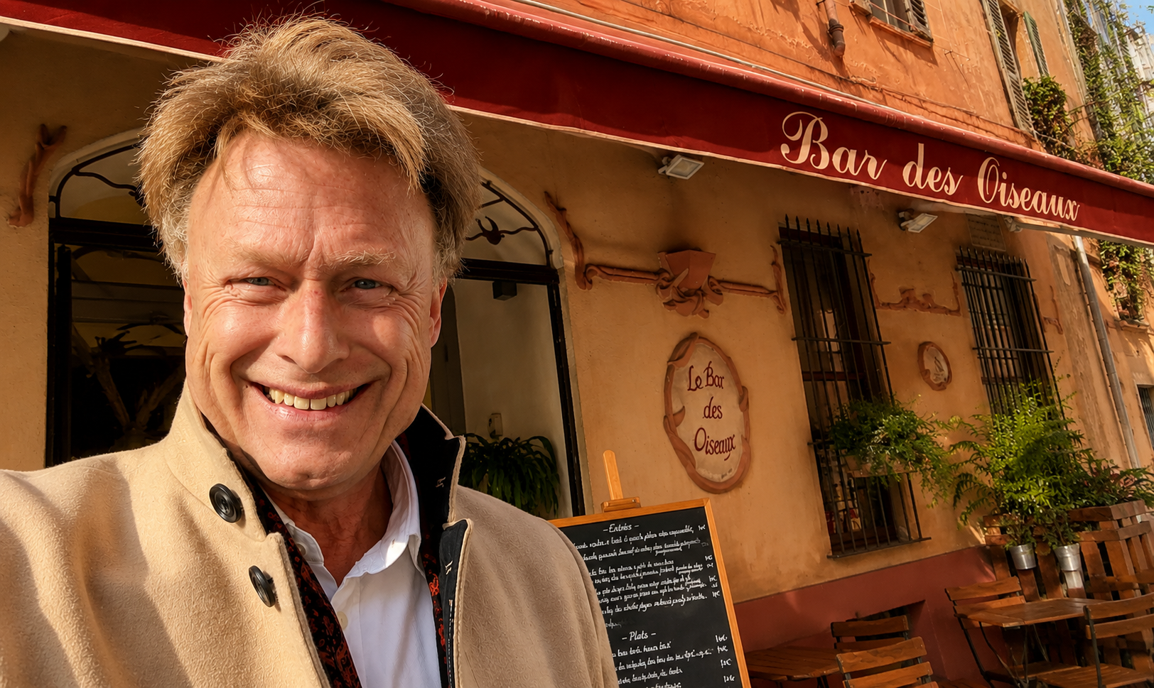 Nicholas Hugo dans le Vieux-Nice