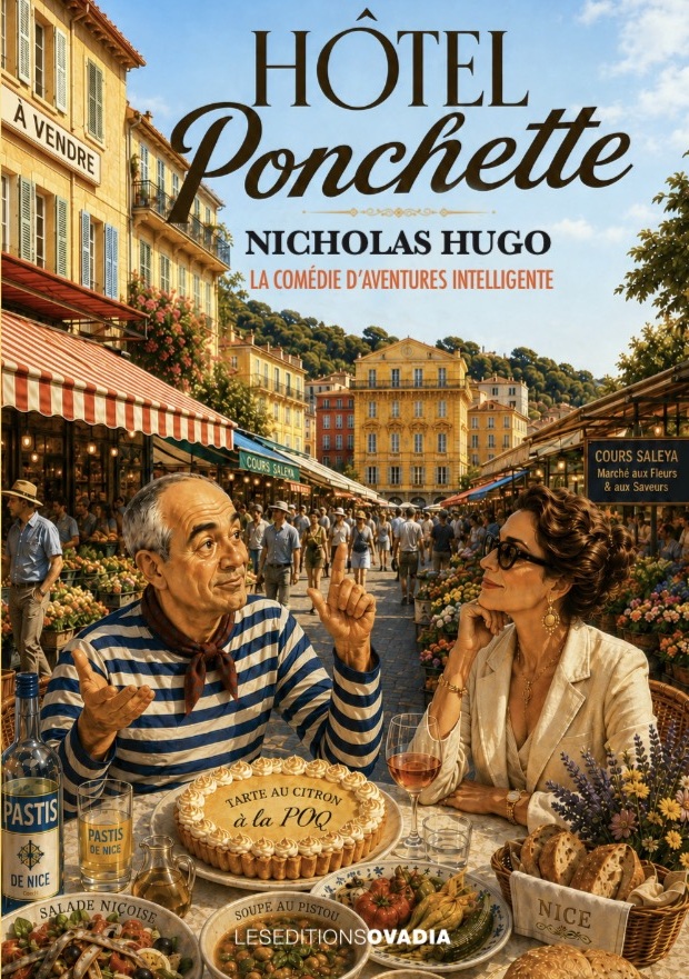 Couverture originale du roman Hôtel Ponchette